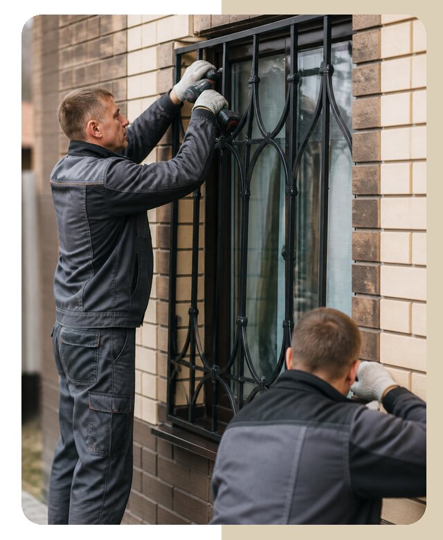 Установка решеток в дом в Реутове по цене от 3642 р. | Дверной